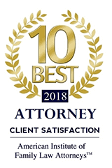 10 Best Attorney | 2018 | Client Satisfaction | American Institute of Family Law Attorneys